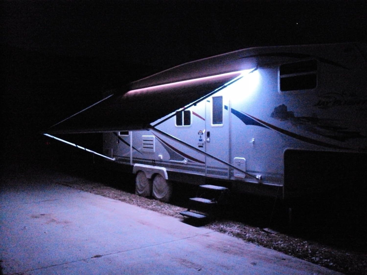 Rv Awning Camper Recreational Vehicle RGB LED Lights with 24 Key Ir Remote Control (14)