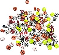 Vista 29 de 100 piezas de cuentas de arcilla polimérica Heishi espaciadoras mixtas, suministros para hacer pulseras, pendientes, collares de bricolaje