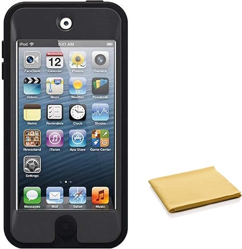 Miniatura 2 de OtterBox Defender Series - Funda para iPod Touch 7 generación, compatible con 5 y 6 generación, incluye paño de limpieza, paquete a granel, color