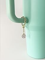 Vista 9 de Tovly 2PCS Stanley Cup Accessories Letter Charms Name ID Initial Letter Handle Personalized Charm For Stanley Tumbler