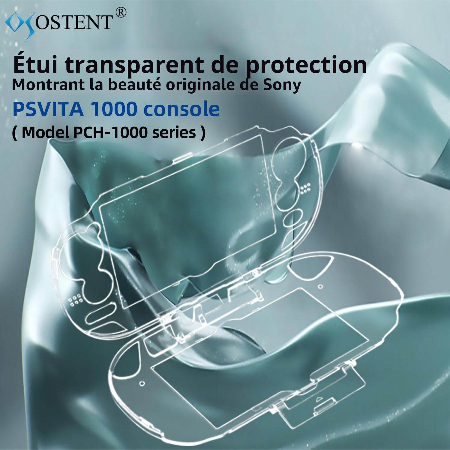 OSTENT Boîtier de Protection en Cristal Clair Guard Case Housse pour Sony PS Vita PSV 1000 PCH-1000