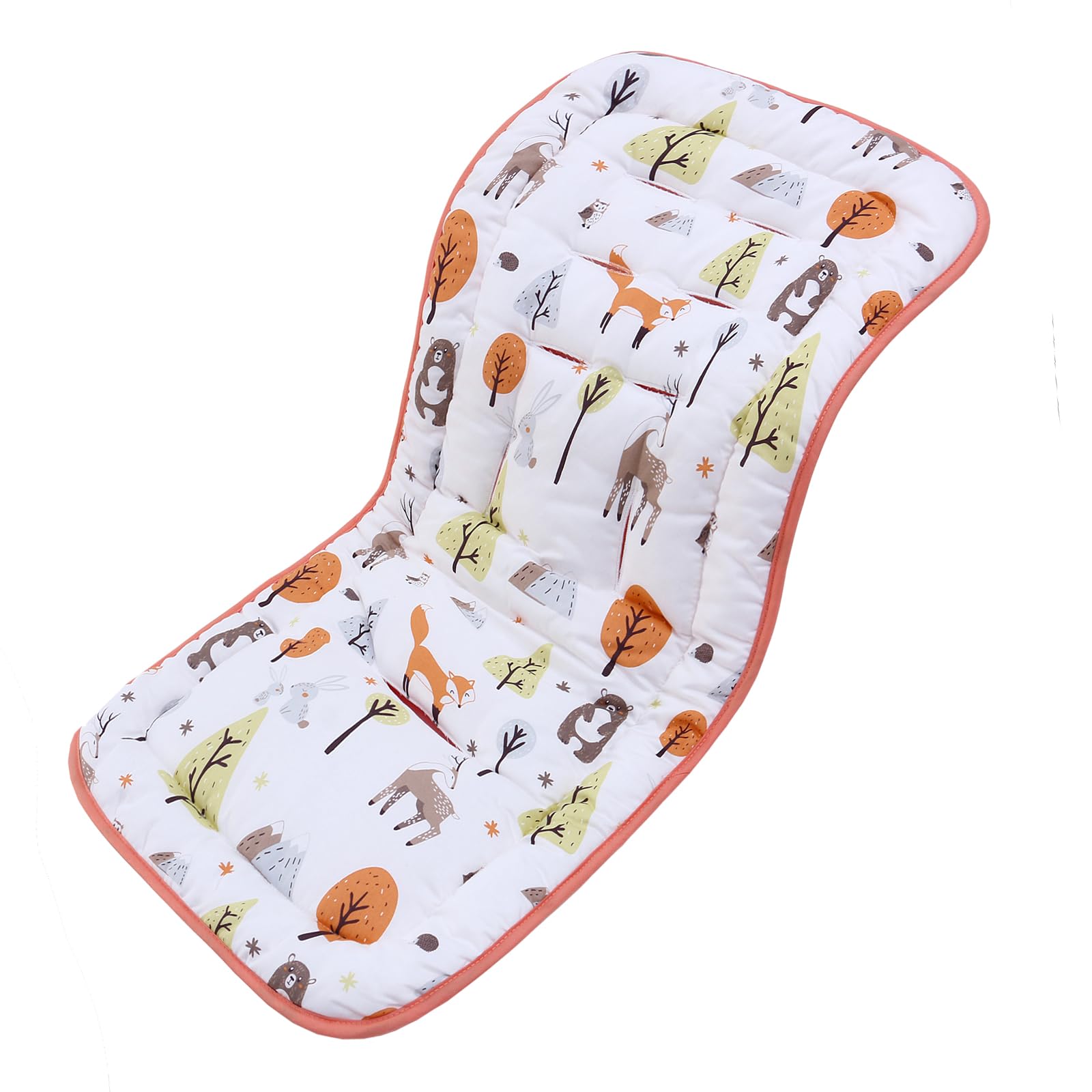 Baby Sitzauflage für Kinderwagen,Baby Sitzeinlage aus 100% Baumwolle Weiche und Reversible Autositz Kinderwagenauflage für Babyschale Buggy