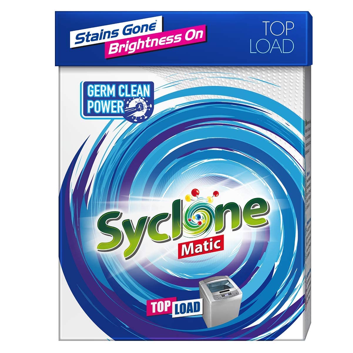 Syclone Matic Top Load Detergent Powder for Washing Machine