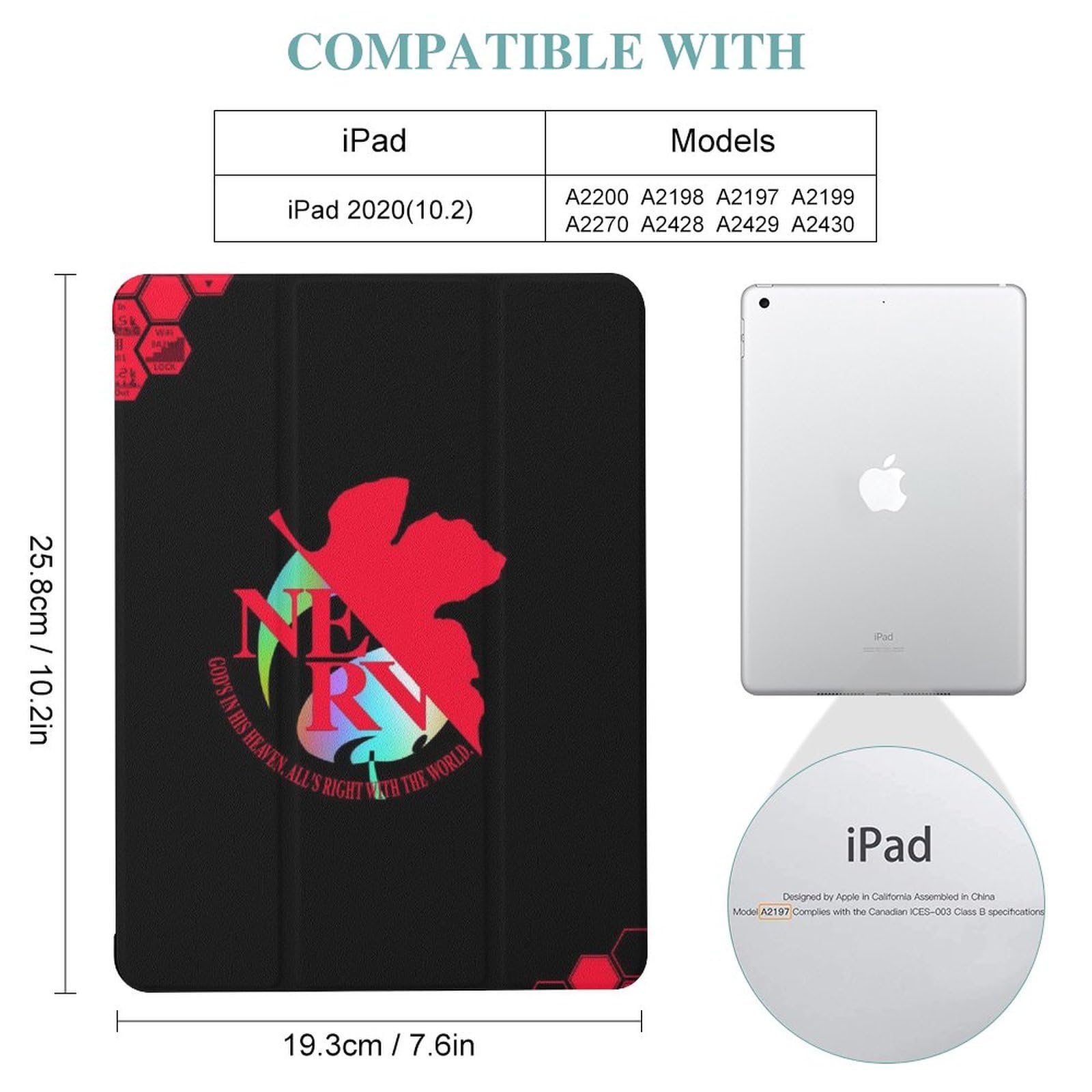 Amazon.co.jp: iPad ケース 新世紀エヴァンゲリオン EVA NERV