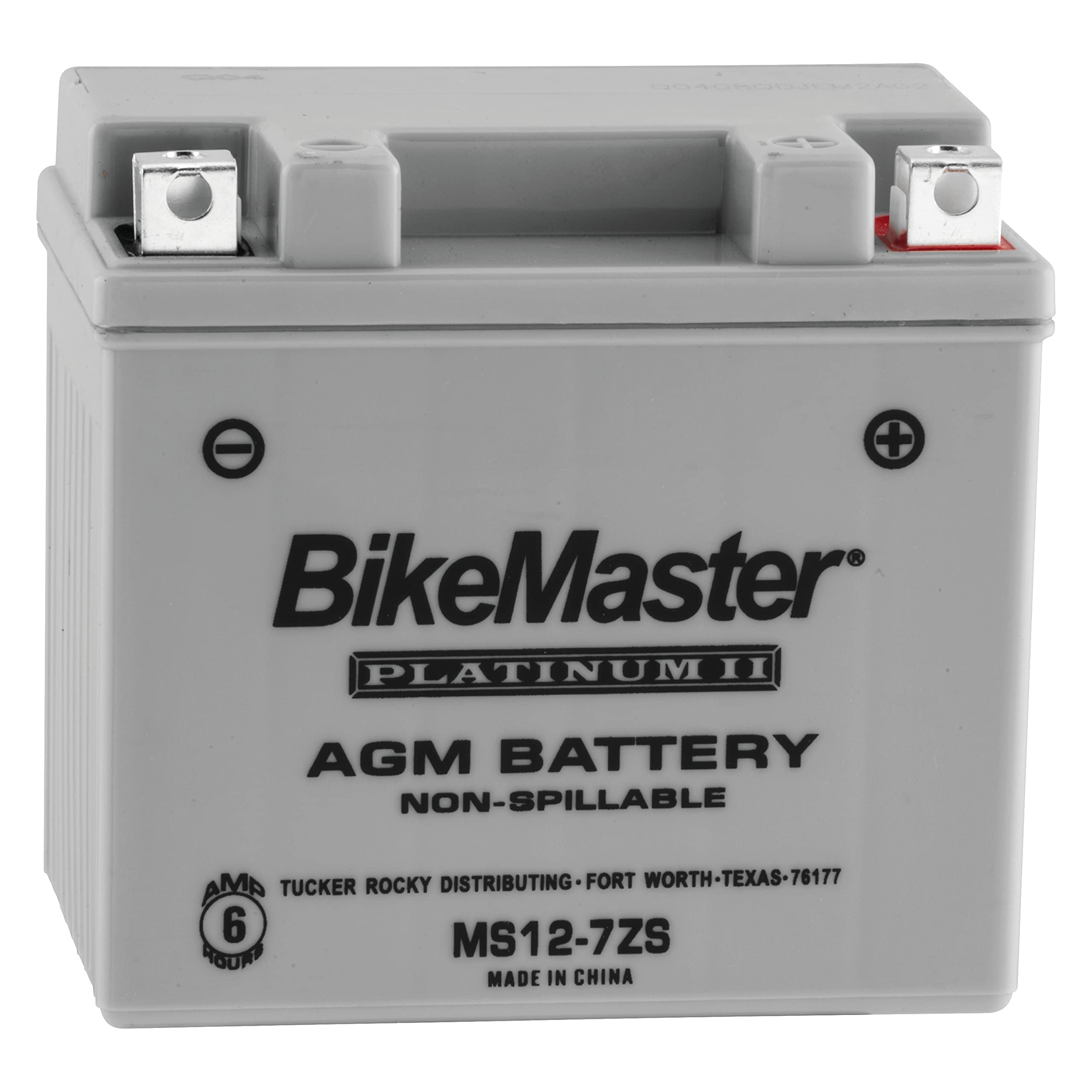 Amazon.com: BikeMaster Platinum Batteries MS12-7ZS : Automotive