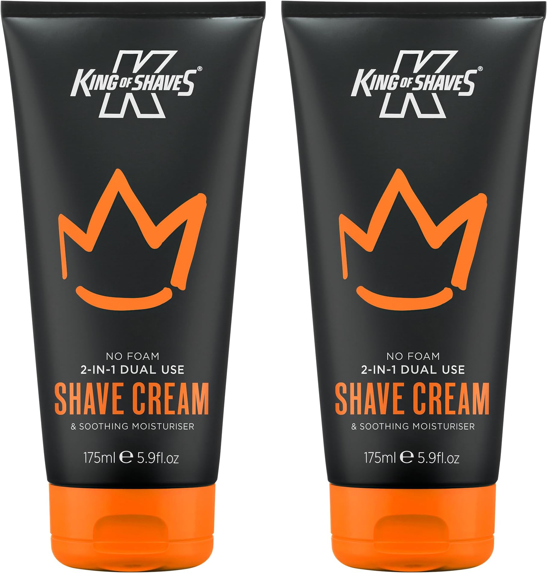 2-in-1 Shaving Cream & Moisturiser for Men Twin-Pack