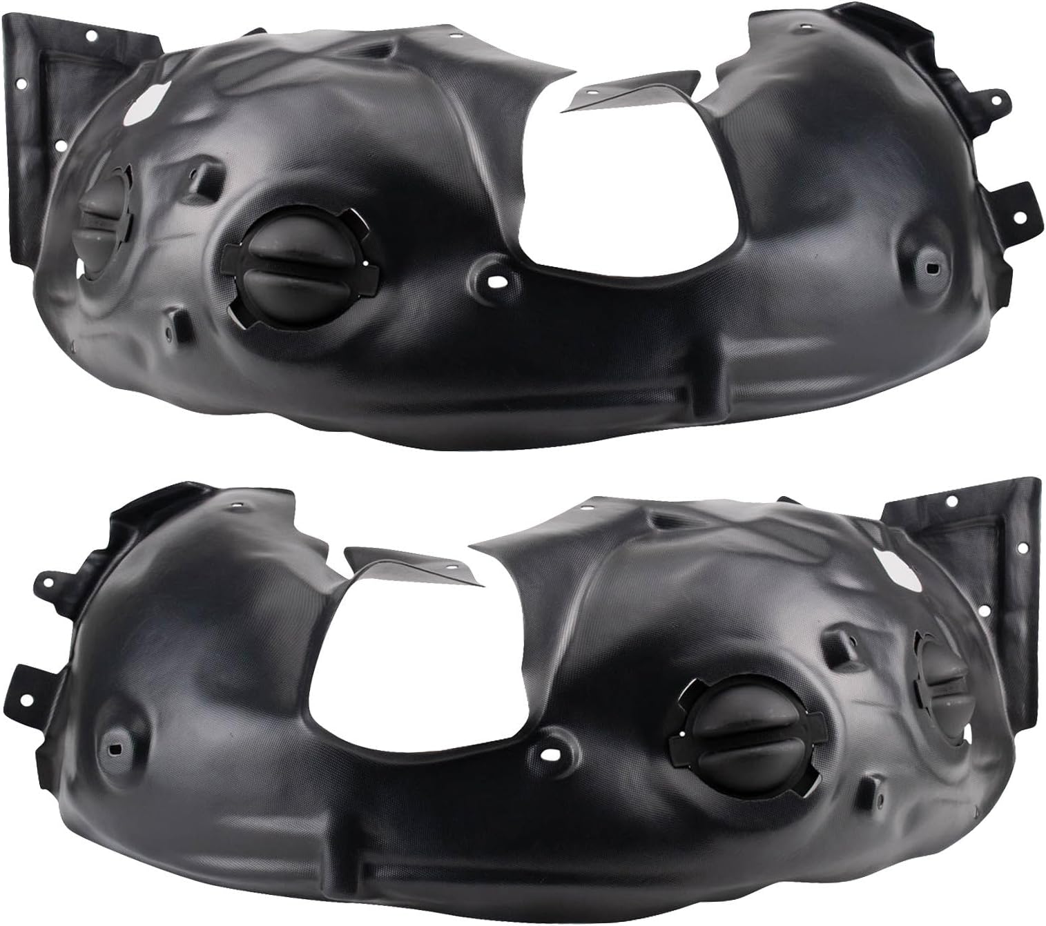 TRQ Driver and Passenger Side Inner Fender Liner Set Compatible with 2009-2015 Mini Cooper Convertible 2011-2014 Clubman Wagon 2012-2015 Cooper Roadster Coupe