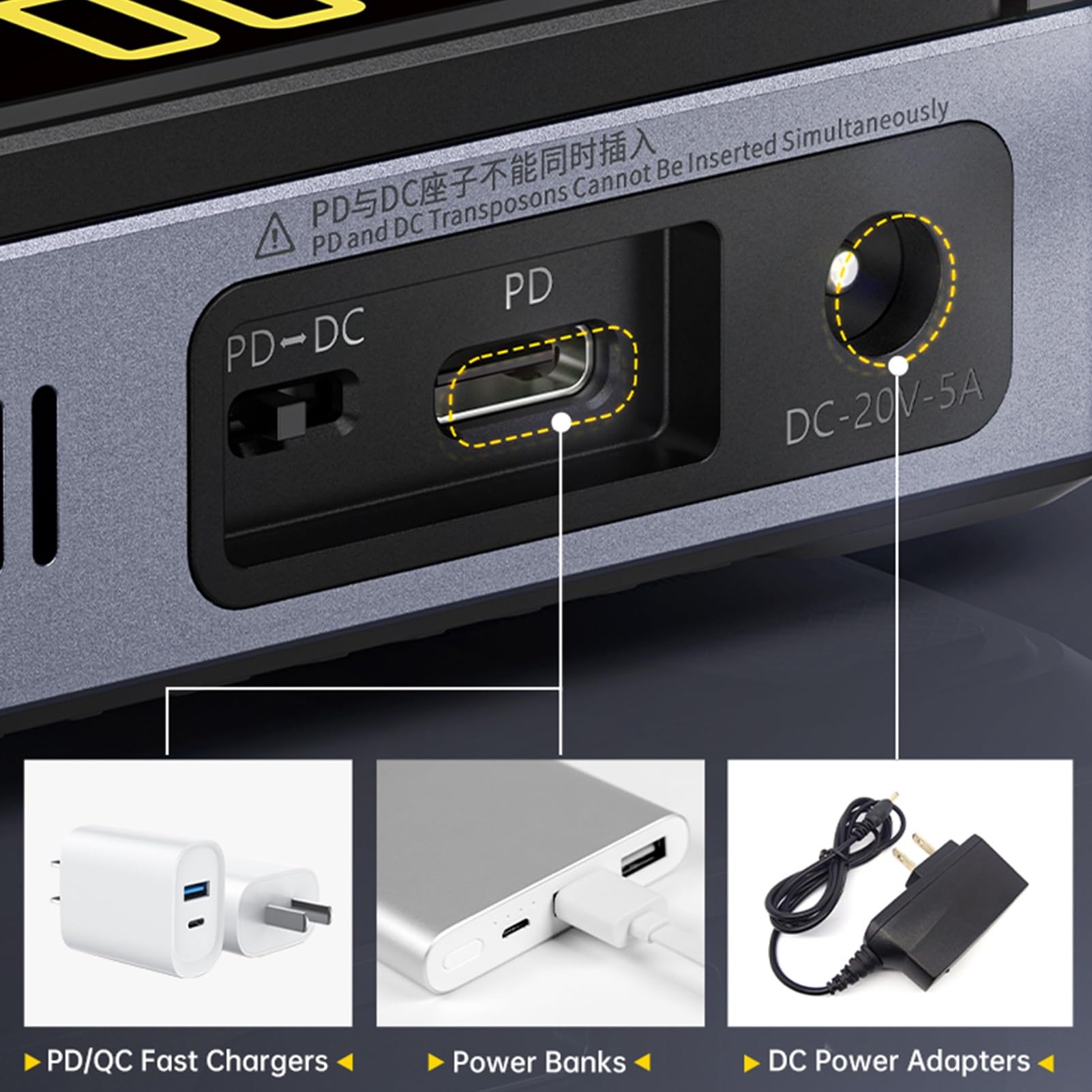 Jadeshay Alimentatore Regolabile DPS-150 Alimentatore da Banco DC 0-30V 0-5A 150W con Schermo IPS 2.8 Pollici Uscita CV/CC Ingresso PD/QC/DC Display Digitale Programmabile da PC Protezioni Multiple