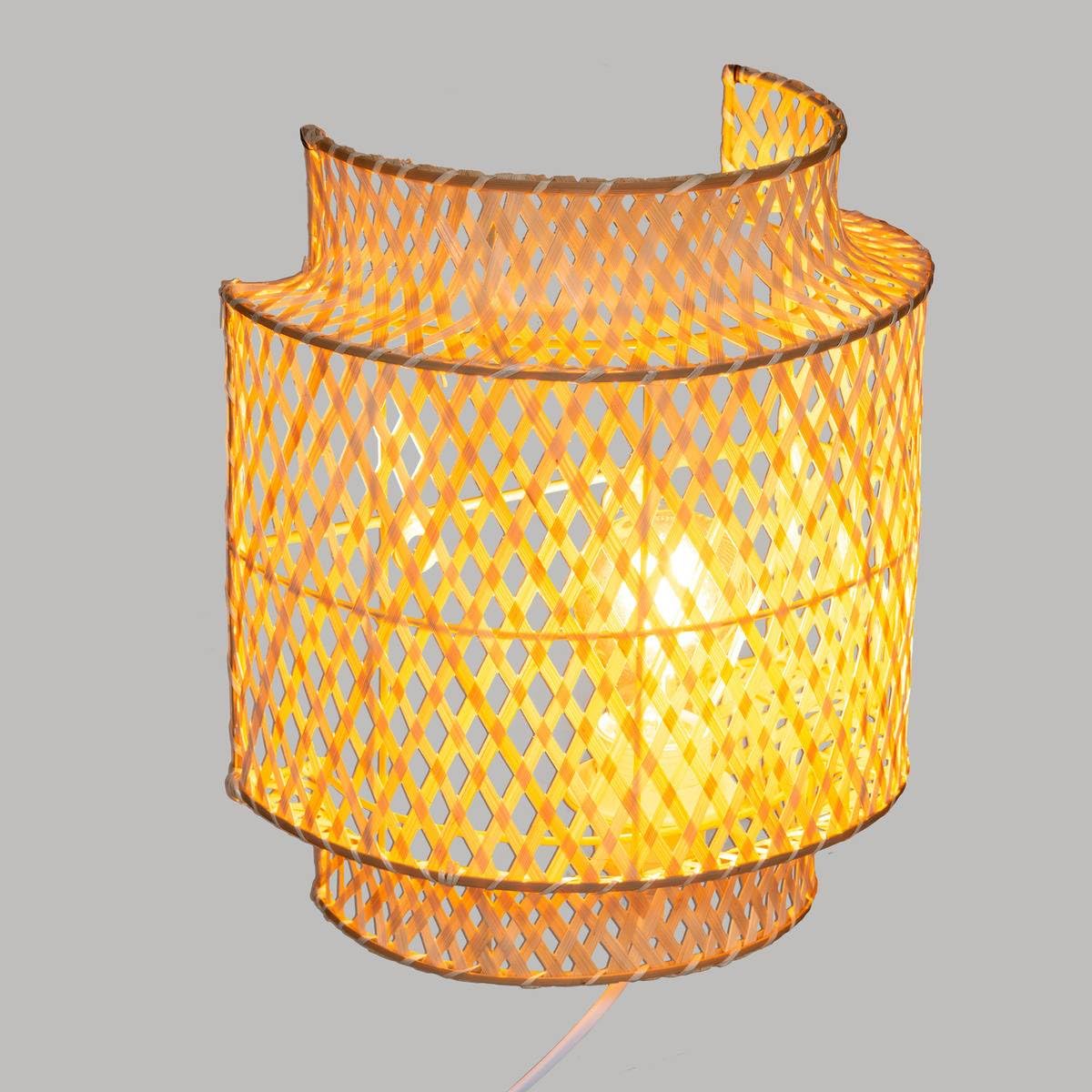 Atmosphera - Lampada da parete Liby - Bamboo D23 cm