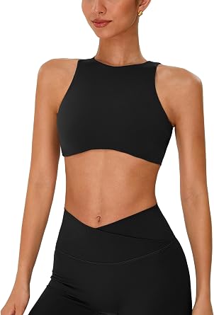 ABOCIW Womens High Neck Sports Bra