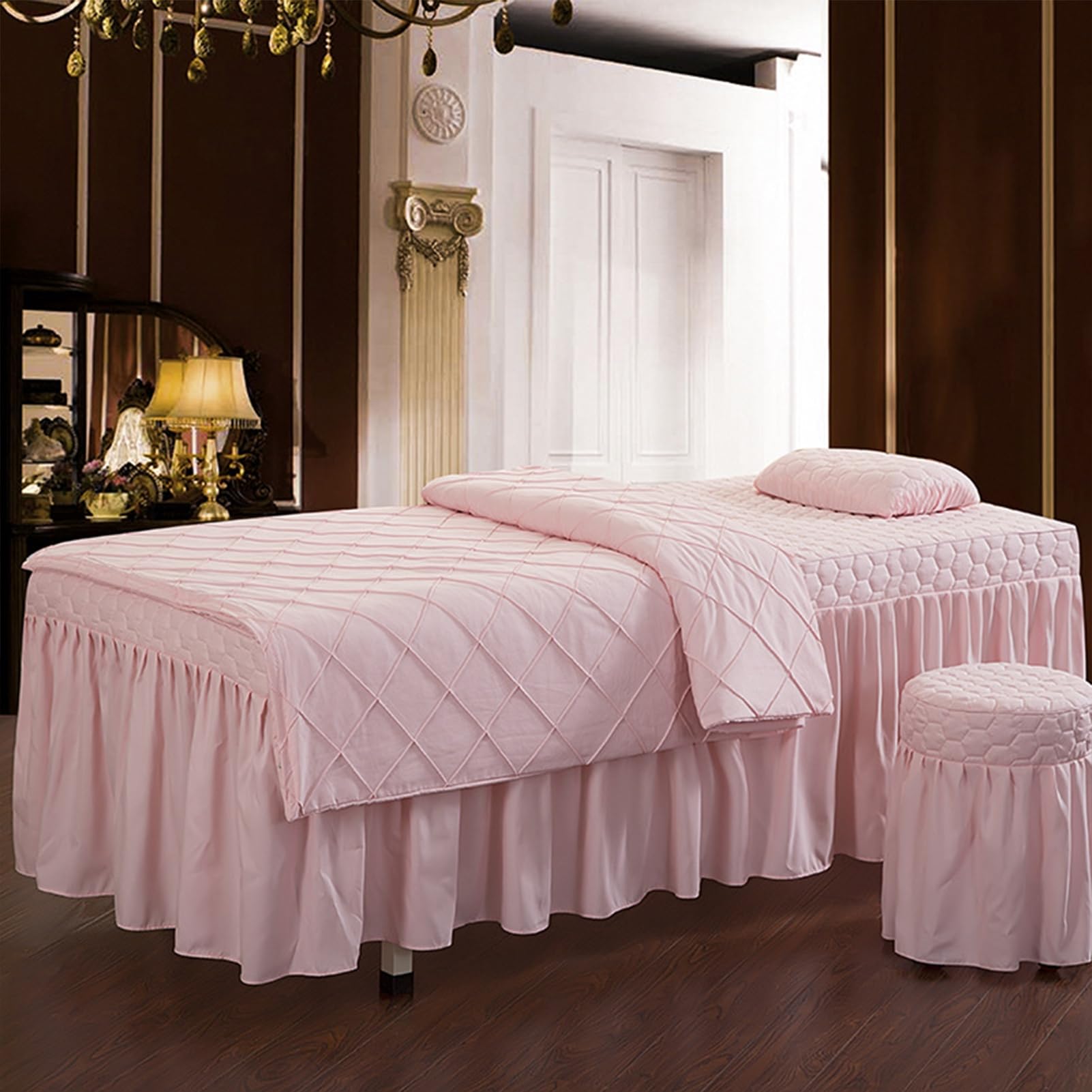 Falda de cama transpirable para camilla de estética y cosmética