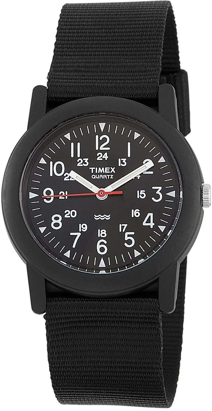 TIMEX時計 Amazon | [タイメックス]TIMEX 腕時計 キャンパー ブラック文字盤