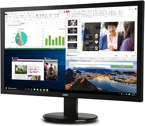 Miniatura 3 de acer K202HQL Abi 19.5" HD (1366 x 768) NTSC 72% gama de colores inclinable VESA Monitor compatible para el trabajo o el hogar  1 x puerto HDMI y