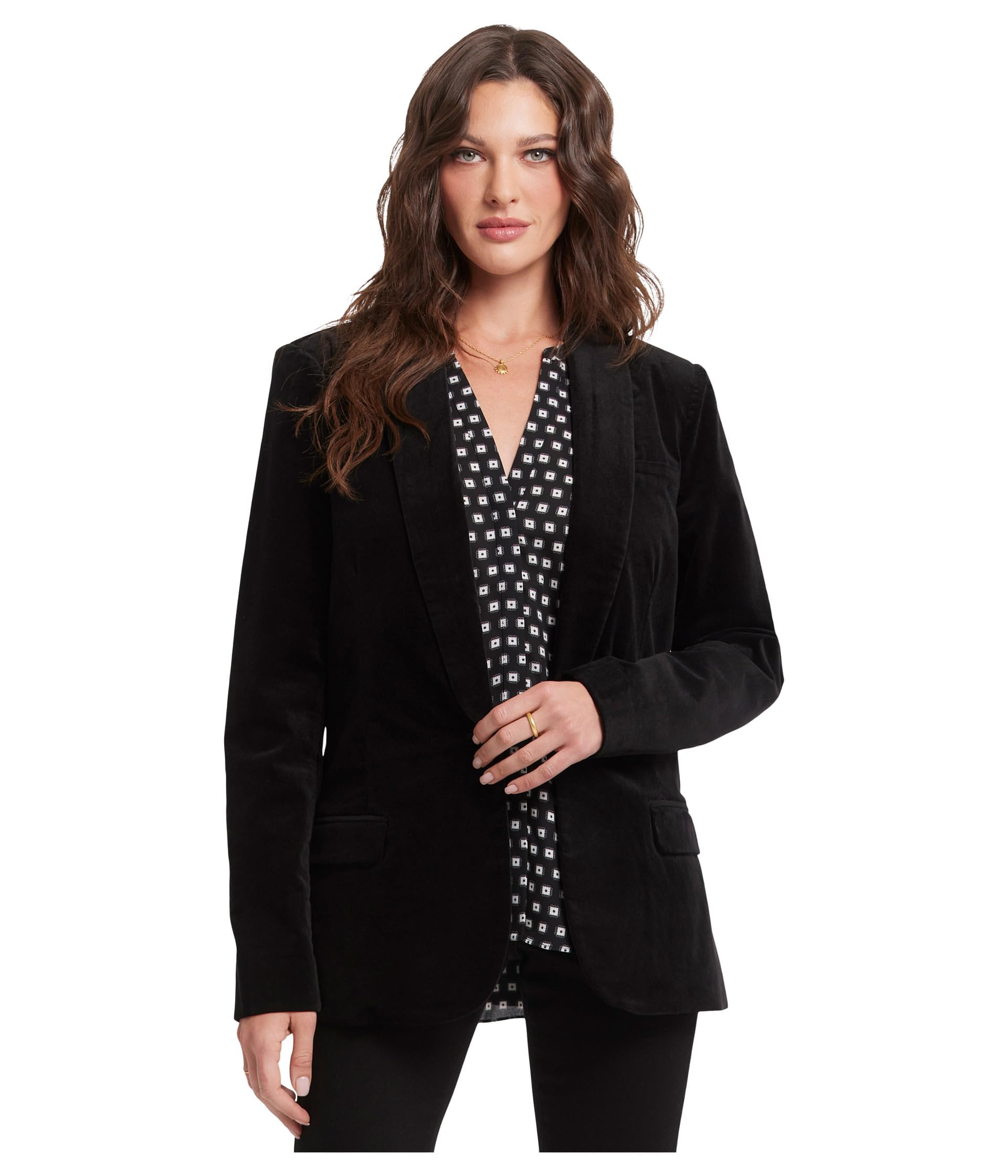 NYDJ Womens Tuxedo Jacket
