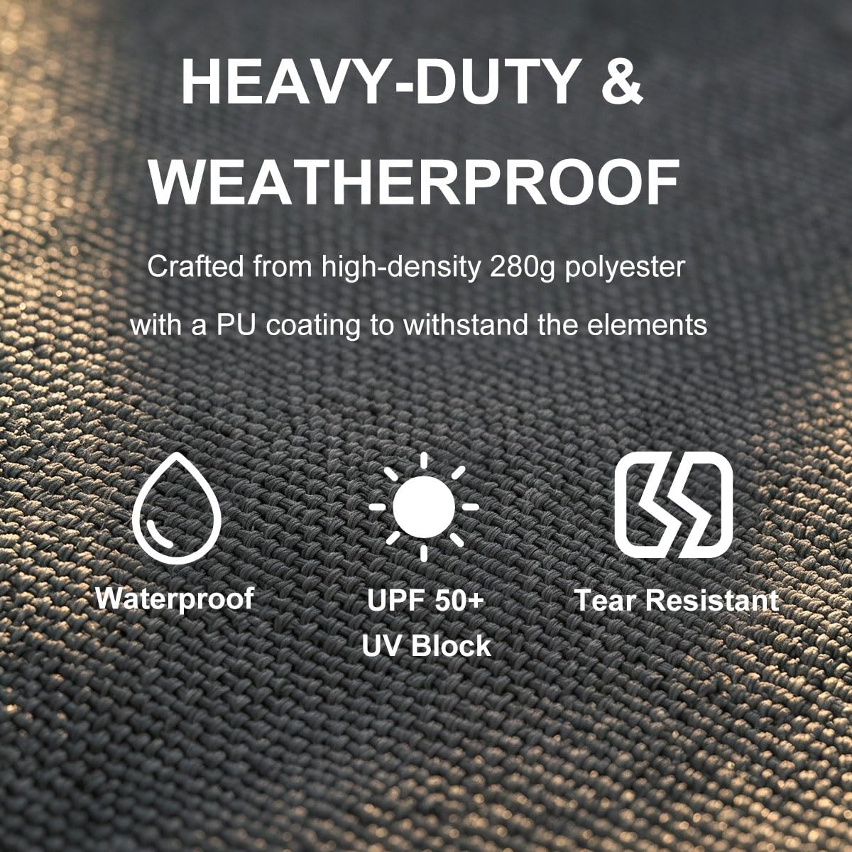 Générique Extérieur Tissu de Remplacement pour Auvent, Rétractable Tissu Imperméable 290 330 410 500 640 cm, Couverture d'auvent Indéchirable pour Terrasse Jardin Balcon(Coffee)
