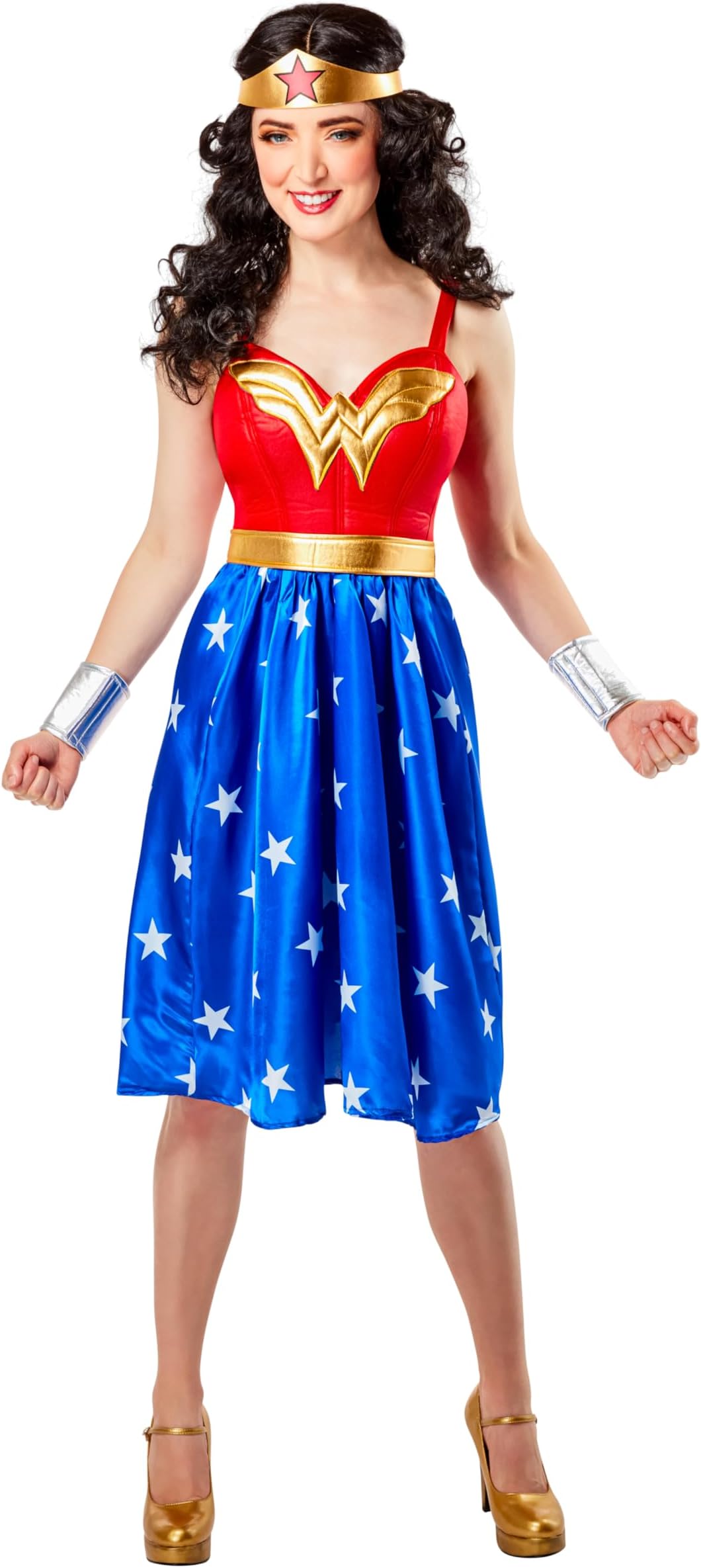 womens Dc Comics Classic Wonder Woman Costume Dress Adult-Sized Costume (pack of 1)