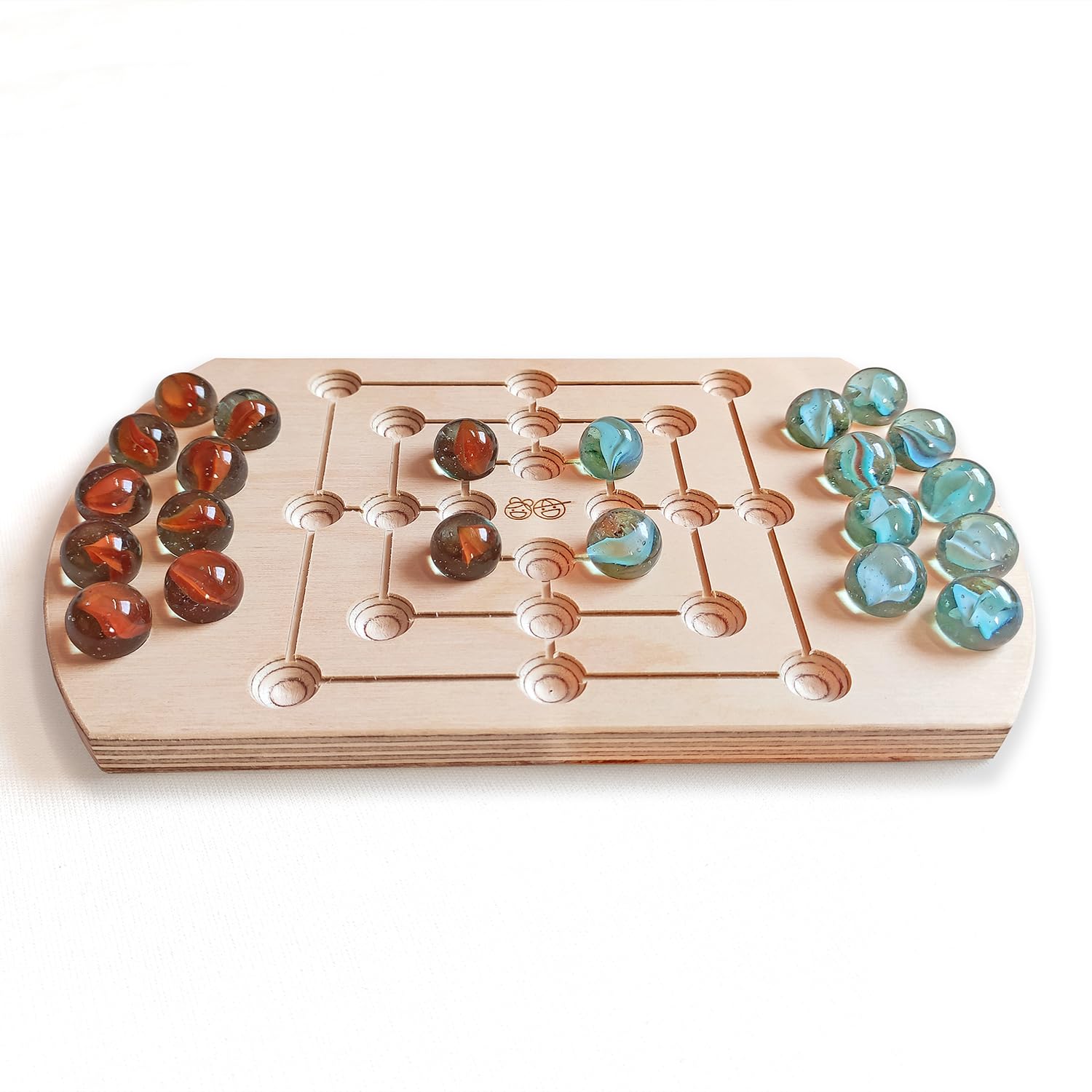 PLAYKIDS.STORE NAVAKANKARI | Navkukari | Nine Men Morris or Mills | Premium Plywood | 2 Players Table Top Wooden Board Game | Nine Pebbles | Saalu Mane Ata | Jodpi Ata | Char Par | Daadi | Gift Toy (B0D1NF4W87) Amazon Price History, Amazon Price Tracker