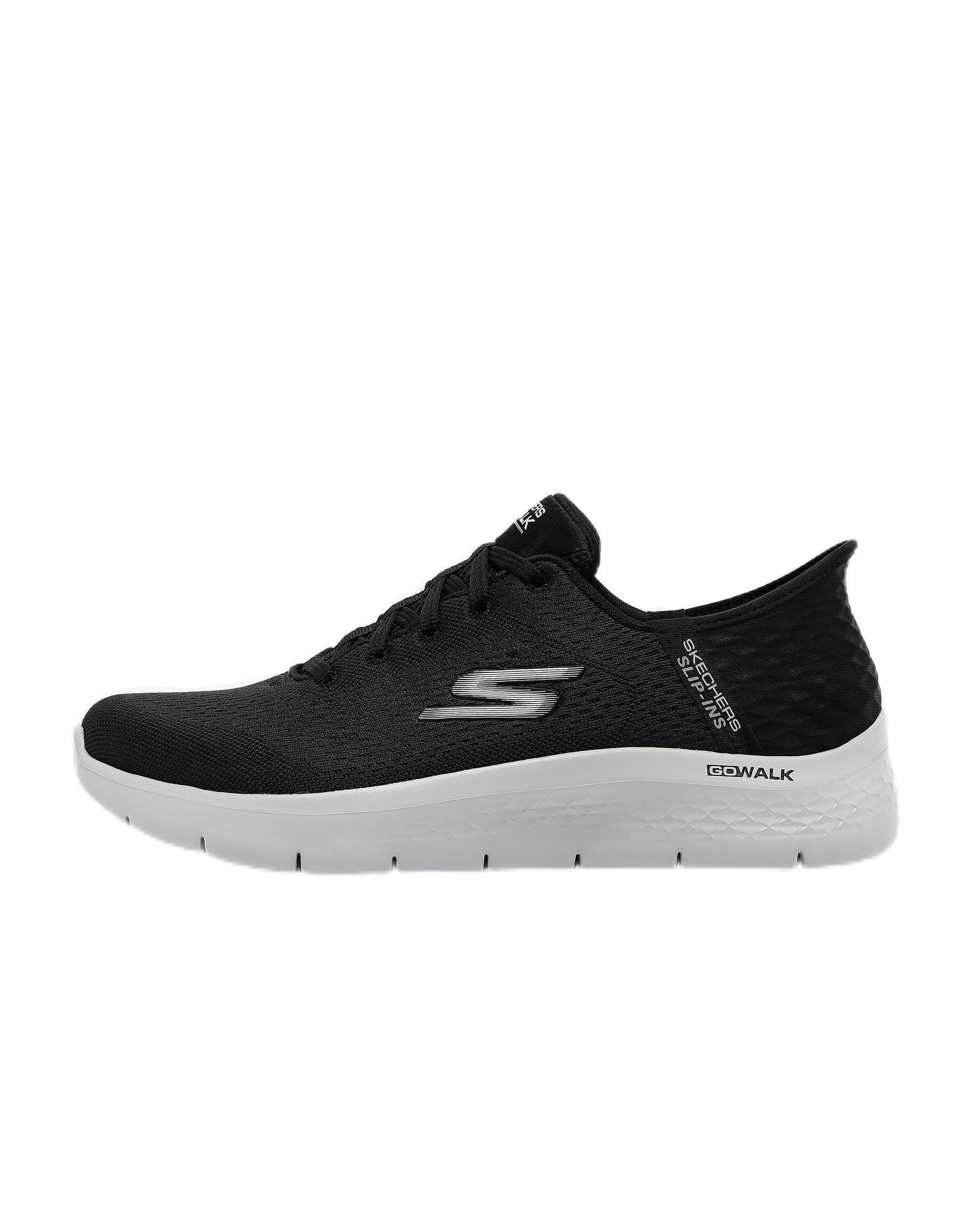 GO WALK FLEX-NEW WORLD Erkek Siyah Yürüyüş Ayakkabısı Yürüyüş AyakkabısıErkek