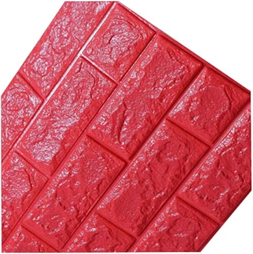 Miniatura 9 de LKXHaryela 27,56 x 11,81 pulgadas 3D resistente al agua ladrillo pegatinas de pared pelar y pegar espuma autoadhesivo paneles de pared para TV sala