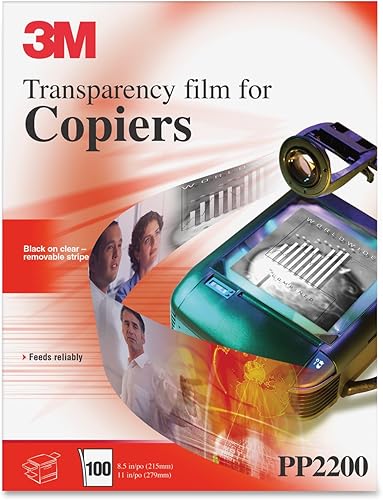 3M Película de transparencia de copiadora de papel normal PP2200