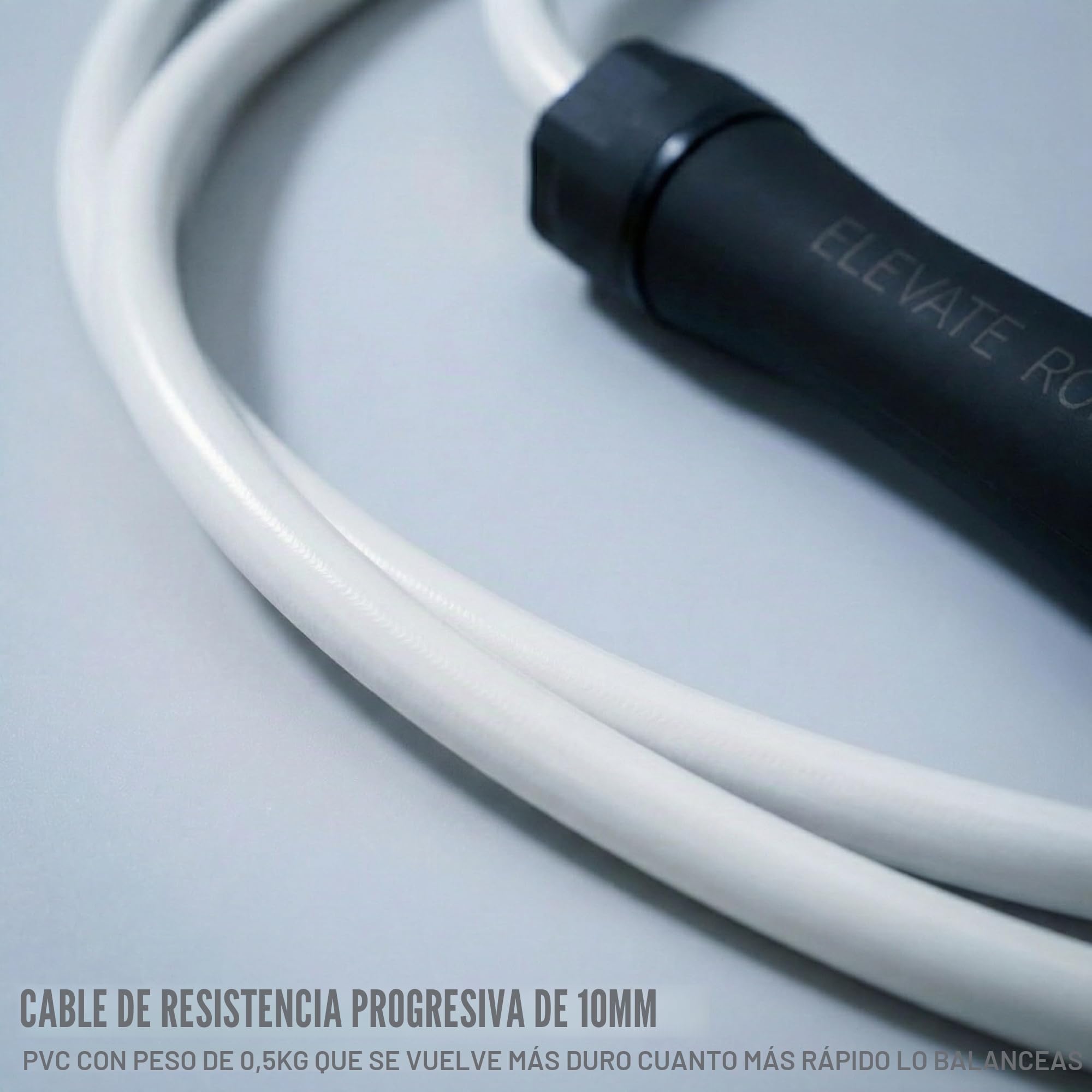 Elevate Rope Comba Lastrada 10mm 0,5kg - Cuerda de Saltar Fuerza Crossfit