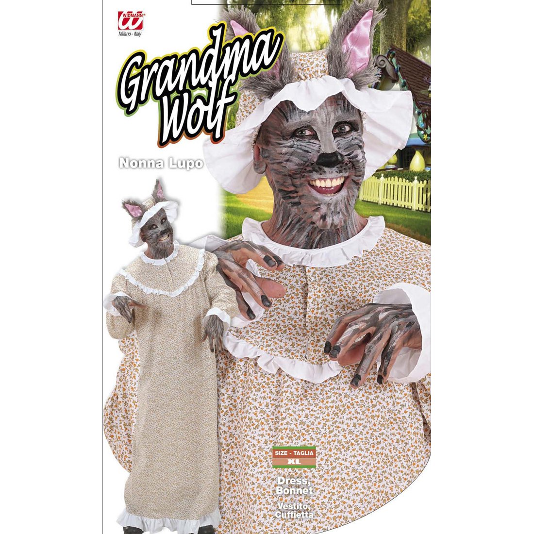 Déguisement Petit Chaperon Rouge Déguisement Méchant Loup En Mère-Grand - Taille XL - Costume Petit Chaperon Rouge Costume De Mer