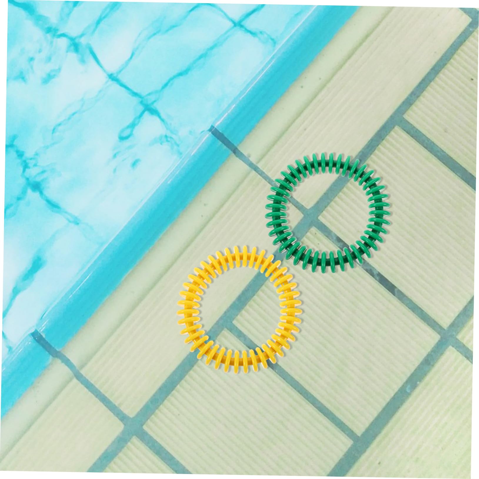 TOYANDONA 4pièces Anneaux de Plongée pour Piscine Jouets de Plongée Colorés pour Jeux Aquatiques et Bouées pour Garçon Fille