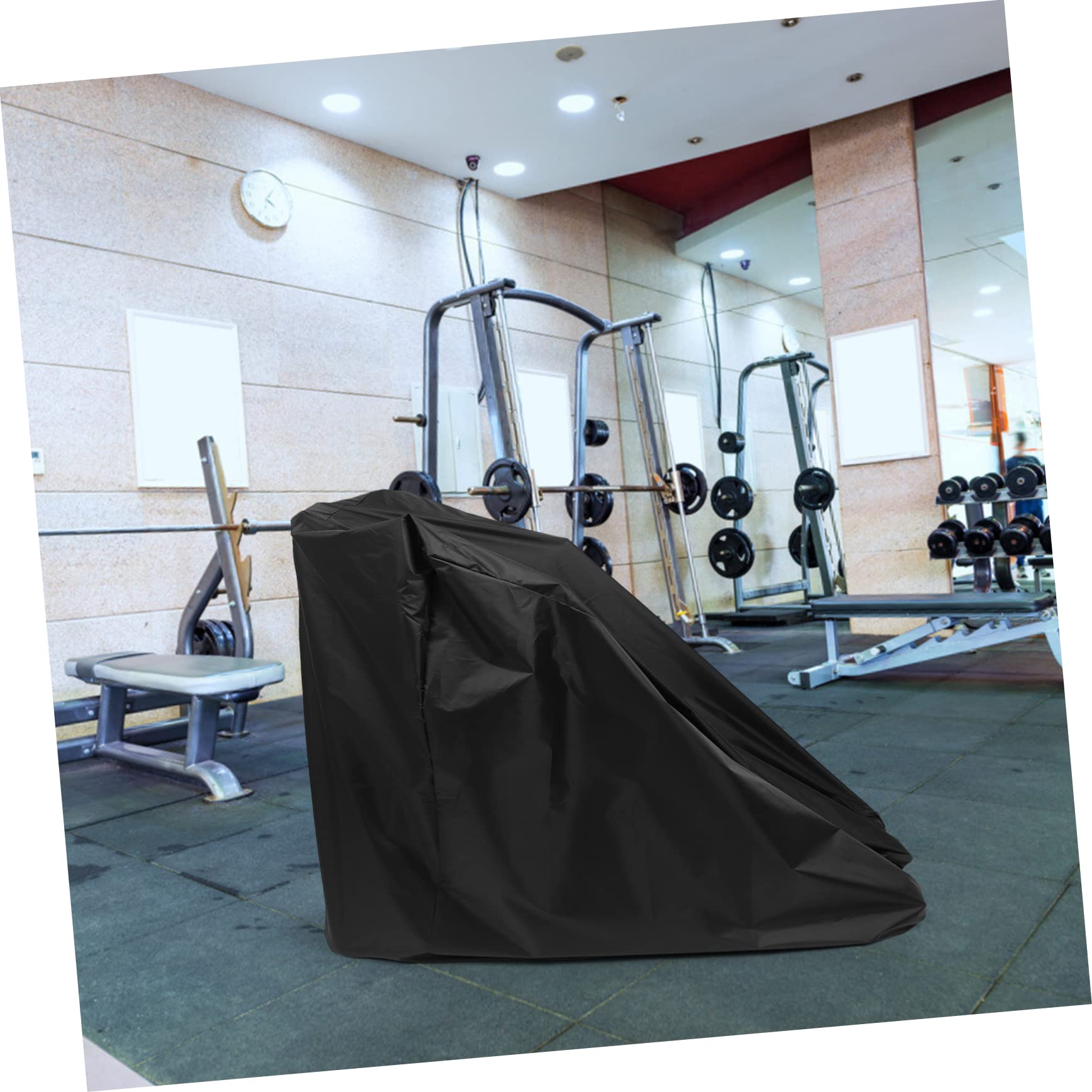 Housse de Tapis Roulant Noire en Tissu Oxford, Protection
