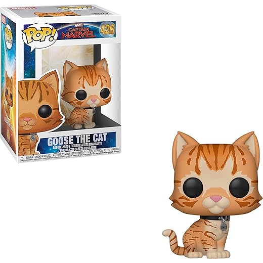 Funko Pop! Marvel: Captain Marvel - Goose The Cat Toy, Standard, Multicolor