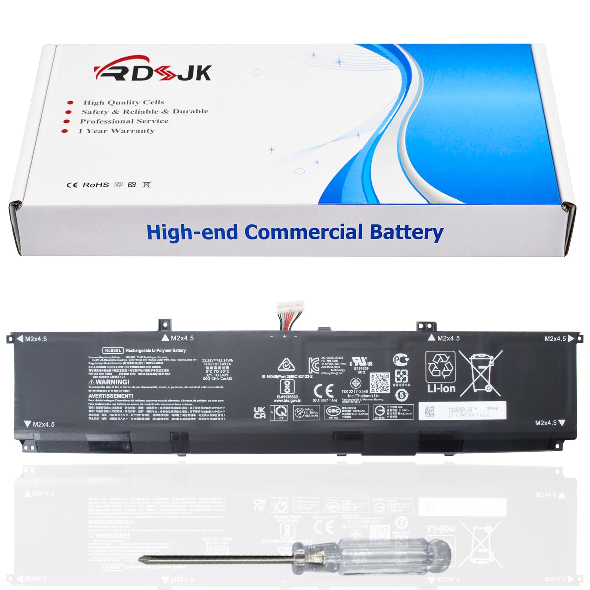 Amazon.com: KL06XL KL06 Laptop Battery for HP Envy 15-EP0000NS 15