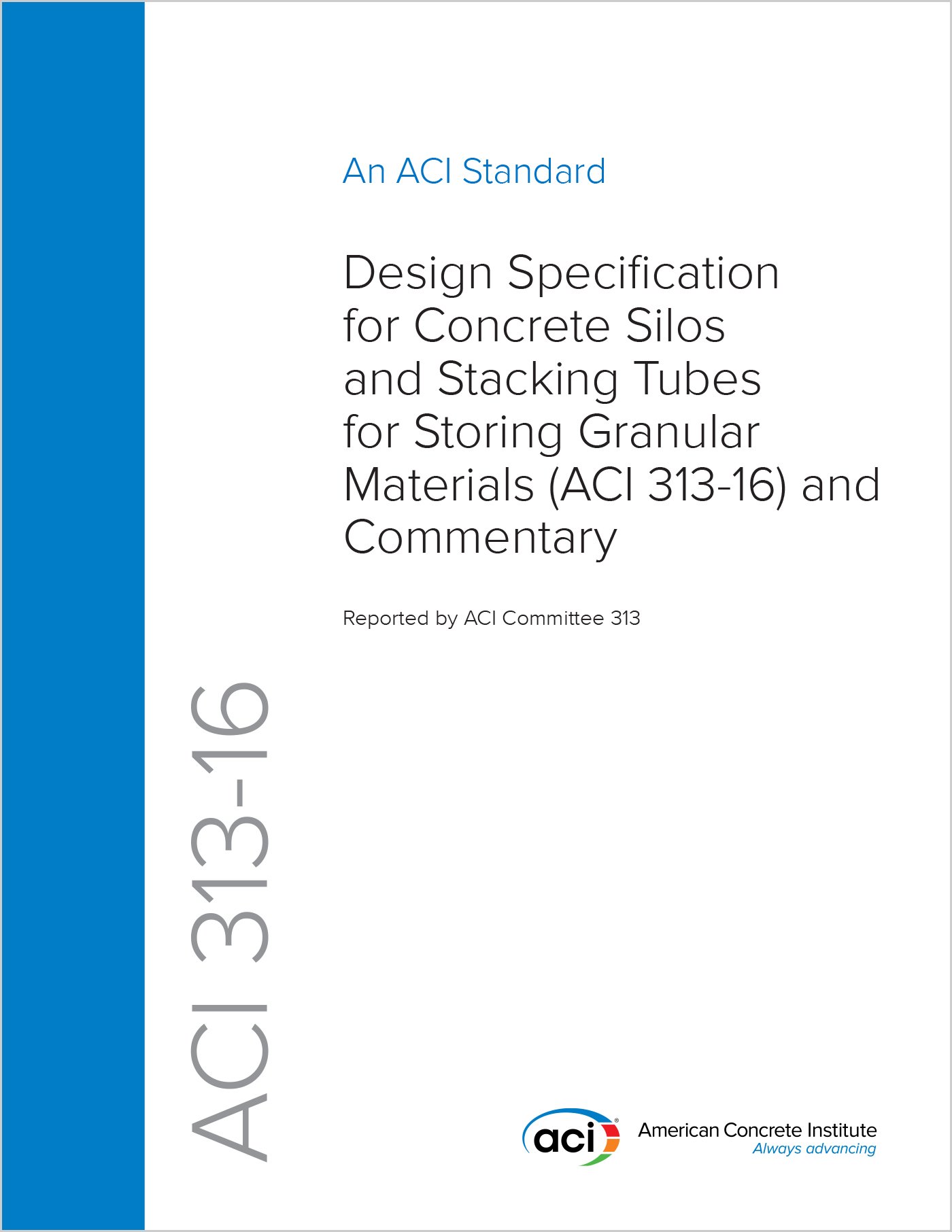 ACI 313-16 Concrete Silos Standard de Conception Haute Précision