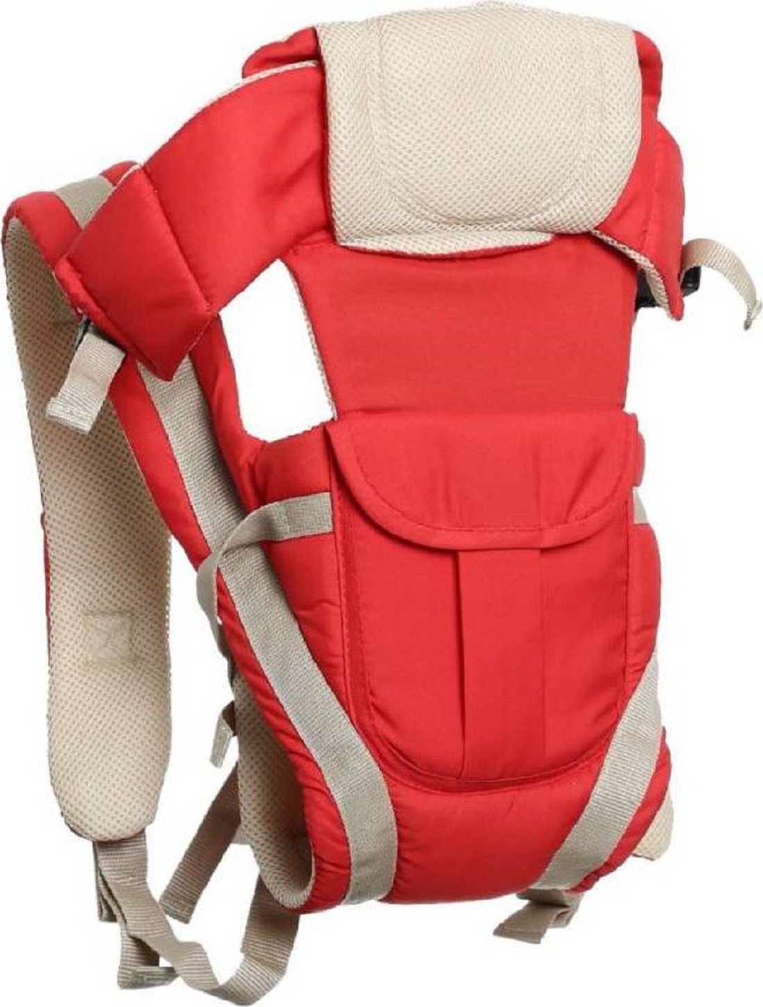 Chhote Saheb Teeny Weeny Baby Carrier Cum Kangaroo Bag Cotton Bag with Hip Seat and Head Support (4-12 Months, Red)-image-17