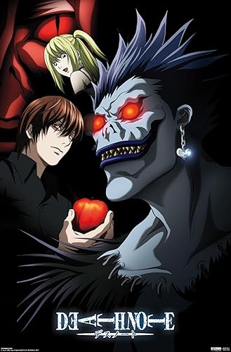 Trends International Death Note - Póster de pared grupal, 22.375 x 34 pulgadas, versión sin marco