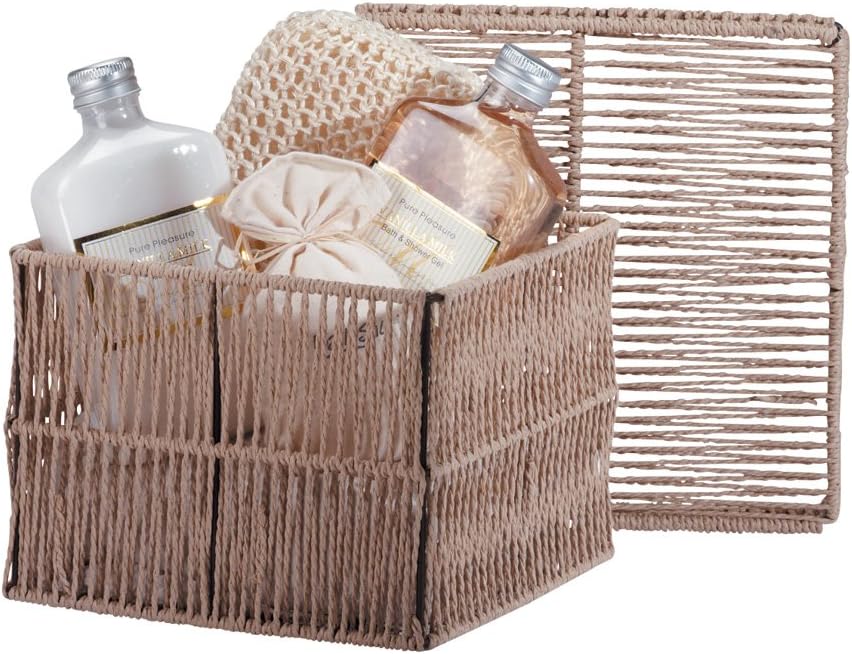 Vanilla Milk Bath Gift Set Rustic Cord Box Gel Lotion by Sunshine Megastore