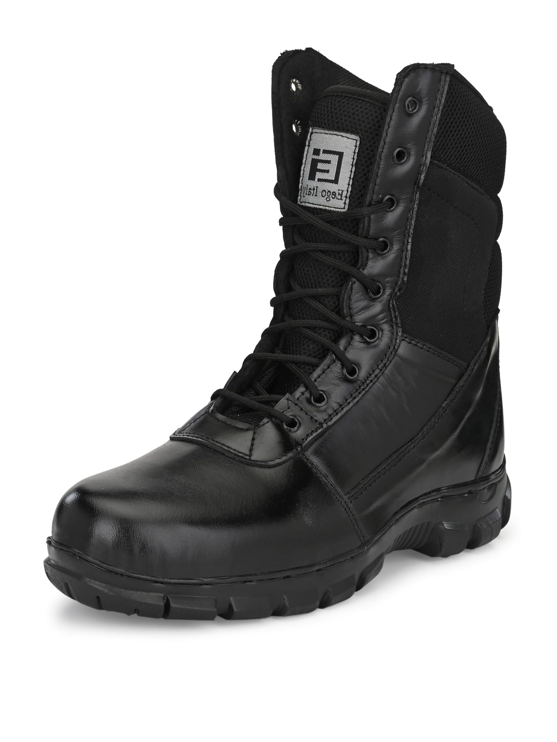 Eego Italy Genuine Leather Army Combat All Weather Hikking & Bikking Boots ARM_4_BLACK_10 (B0D3QGDV6Y) Amazon Price History, Amazon Price Tracker