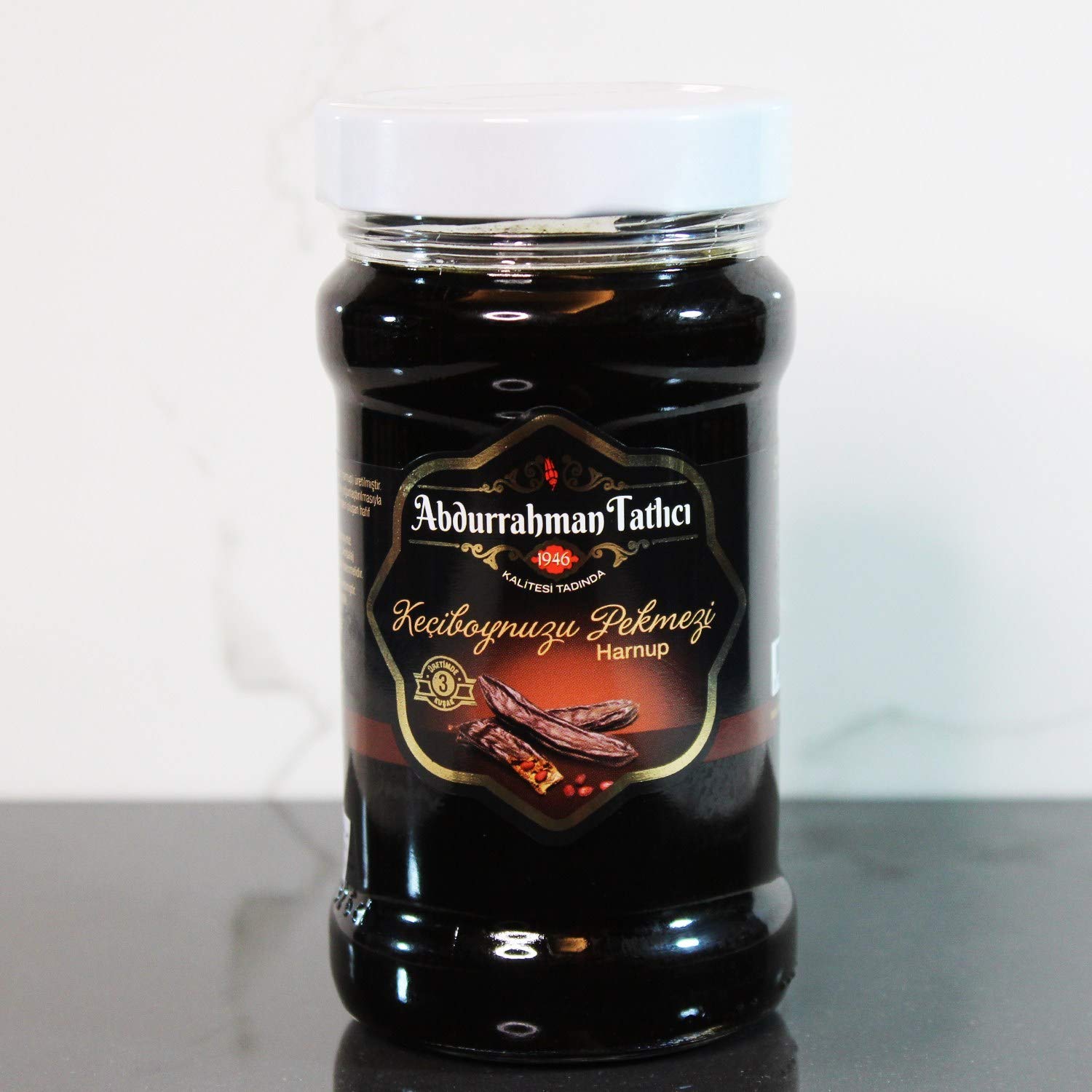 Abdurrahman Tatlıcı Harnup Pekmezi Cam Kavanoz 380g