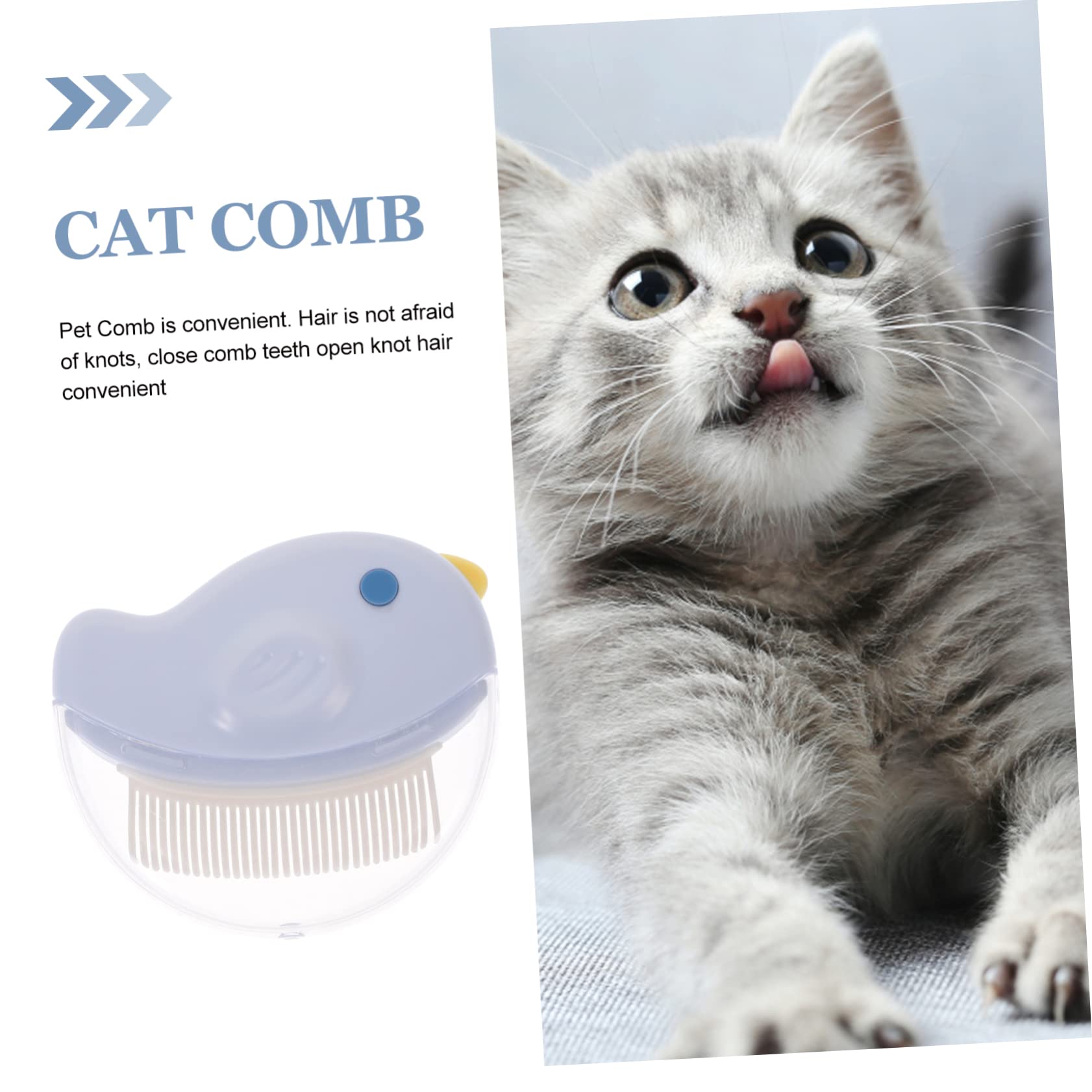 Yardwe 6piezas Peines Para Gatos Cepillos De Limpieza Para Herramienta Quitapelos Para y Gatos Cepillos De Aseo Para De Pelo