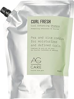 AG Care Curl Fresh Hydrating Shampoo with Pea & Rice Amino Acids -- Curl Shampoo to Cleanse Scalp and Retain Moisture for Healthy, Defined Curls, 33.8 Fl Oz Bottle