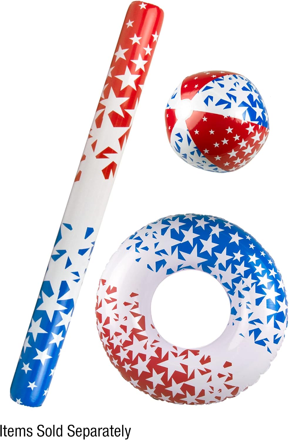 Poolmaster American Stars Inflatable Pool Floaties for Kids and Adults