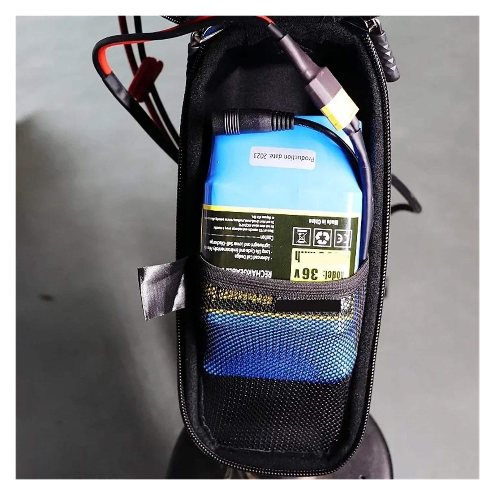 Batterie d'extension parallèle 36 V 6,8 Ah / 48 V 10 Ah, avec Housse, Compatible avec Les Scooters Xiaomi Mijia M365 1S Pro Mi3 Max G30(36V 6.8Ah kit)
