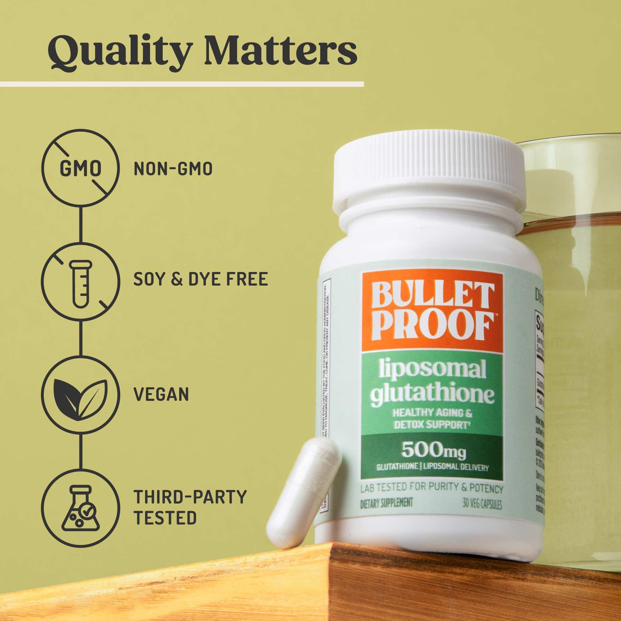 bulletproof glutathione force Amazon.com: Bulletproof Liposomal Glutathione Force Antioxidant Capsules,  30 Count, Supplement for Liver & Immune Support, 30 Servings : Health &  Household
