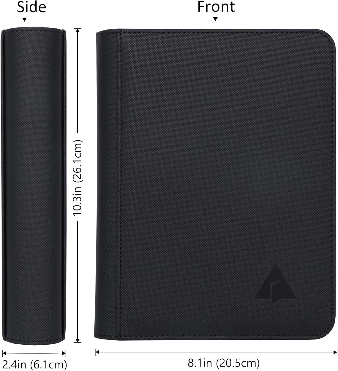 Rayvol Jumbo Card Binder Size XL, Fits 80 XL Jumbo Cards -Includes 80 Sized XL Penny Sleeves, Ringless Jumbo Card Binder for Oversized Cards 5.7 * 7.9 Inch