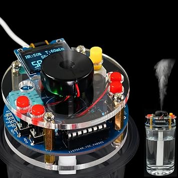 DIY Humidifier Soldering Practice kit, Complete Soldering Project kit with Components, PCB & Enclosure, Perfect for Electronics Enthusiasts & Beginners