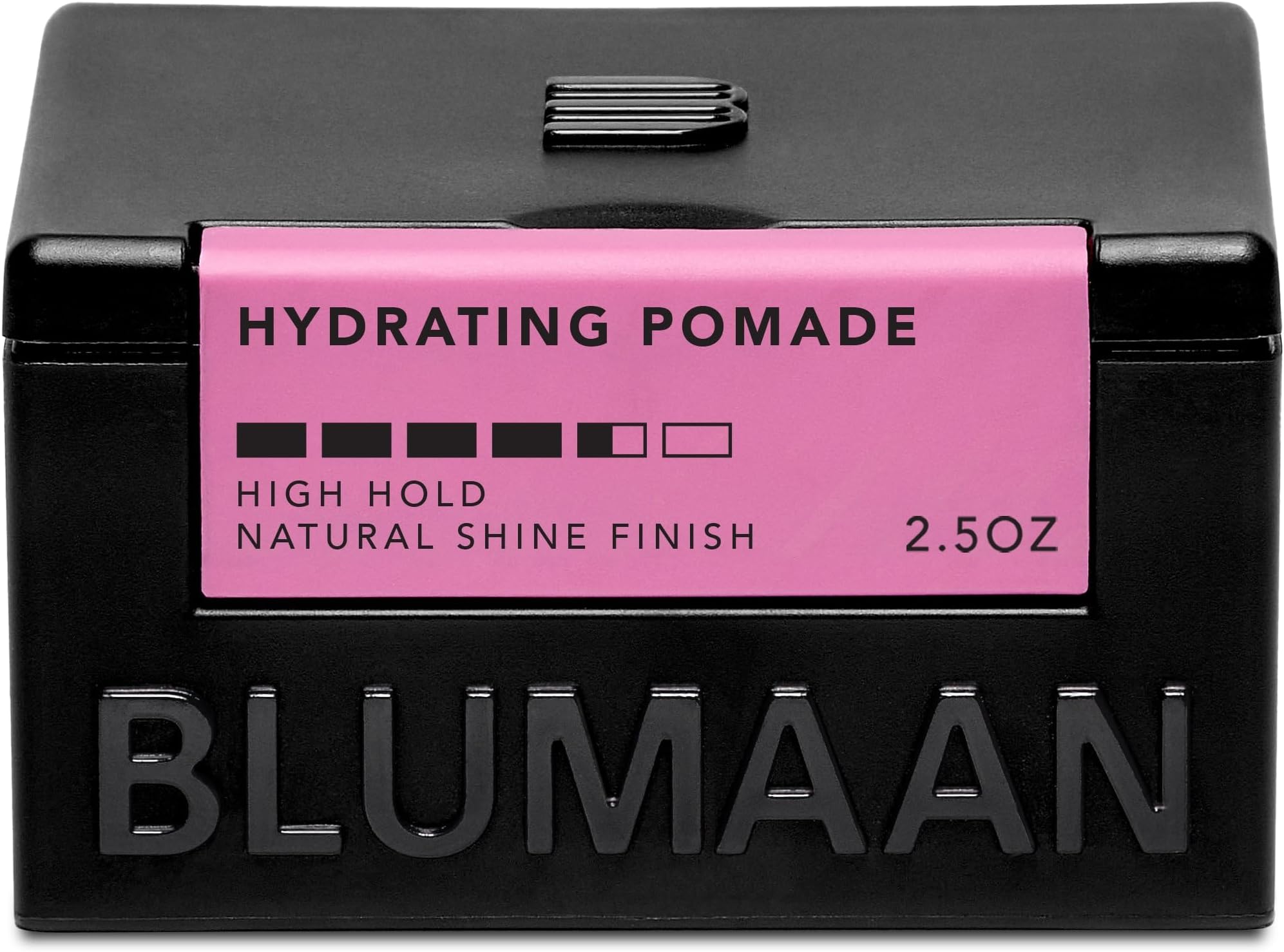 Hydrating Pomade - Low Shine, High Hold - Water Based, Easy To Wash - Ideal for Quiffs, Pompadours, Ducktails & Slick Back Looks - 2.5 oz