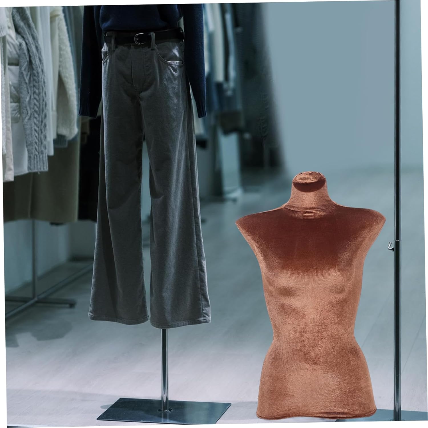 5pcs Mannequin Velour Cover Dress Model Body Display Comfortable Velvet Material