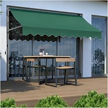 Bu geri  ekilebilir tente, su ge irmez veranda, krank mekanizmas  ile y ksekli i ayarlanabilir, balkon, bah e ve veranda. D  mekan g lgesi  z m  350 cm/1