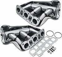 Vista 10 de A-Premium Kit colector de escape izquierdo con junta, espárragos, tuercas, escudo térmico [4.0L] compatible con Nissan Frontier 2005-2019