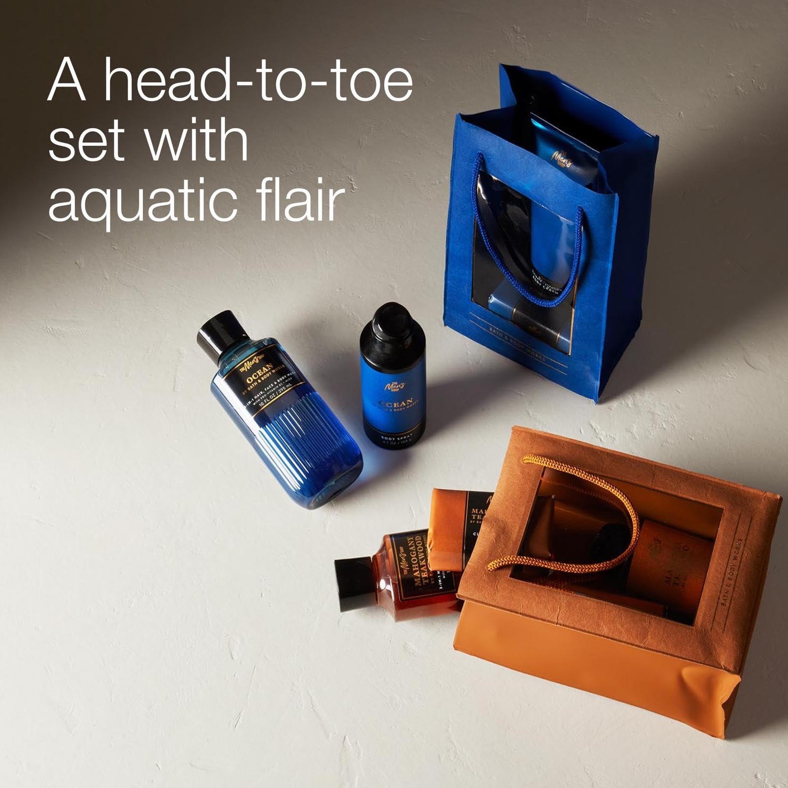 Amazon.com : Bath & Body Works Men's Gift Set, Ocean Scent – with