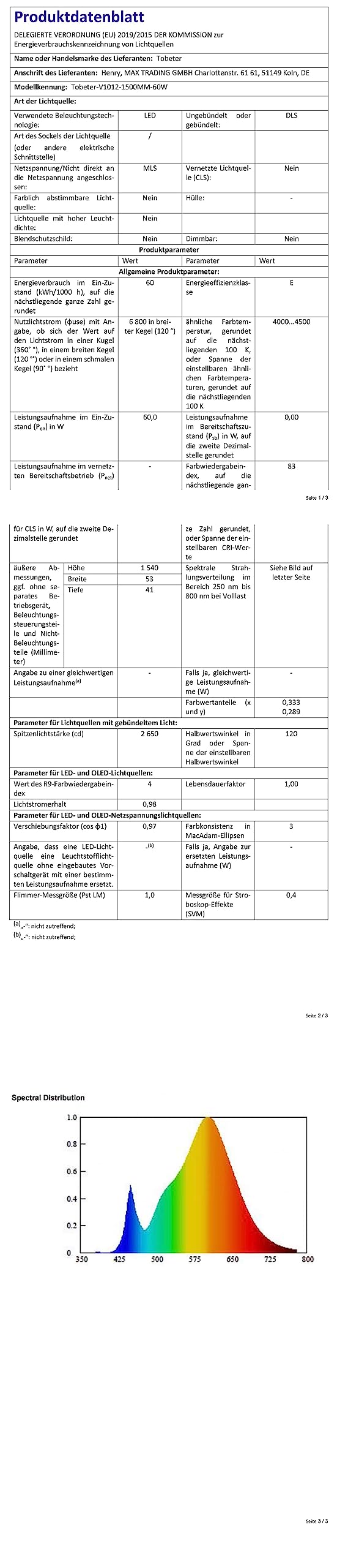 1 Stück LED Feuchtraumleuchte 150cm, Verknüpfbar Ultraslim 4000K LED Deckenleuchte Röhre [60W, 7000LM, IP65 Wasserfest] Feuchtraumlampe Wannenleuchte Werkstattlampe Garagelampe Kellerleuchte