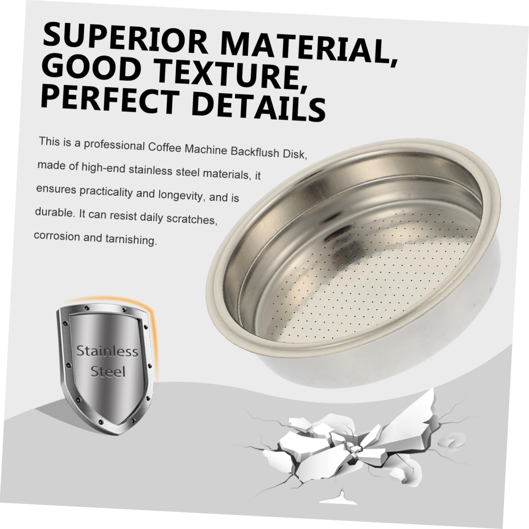 Artibetter 4piezas Filtro De Café Reutilizable De Inoxidable Malla Fina Compatible Cafetera Sola Taza Fácil De Usar y Limpiar Para Amantes Del Café